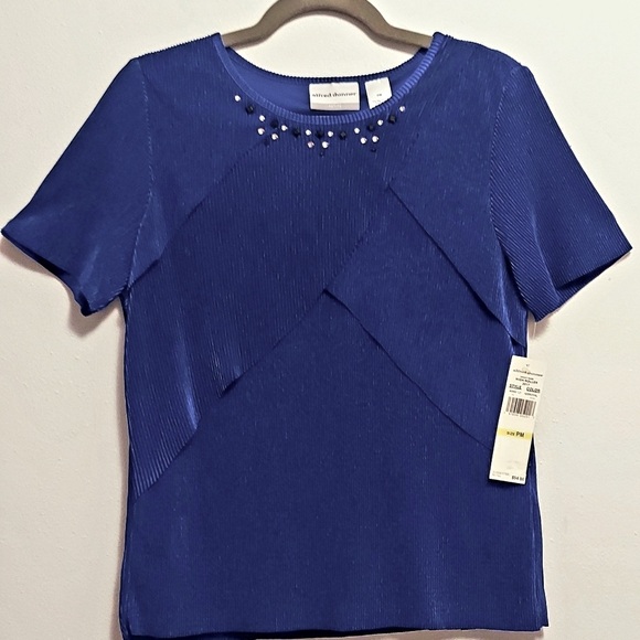 Alfred Dunner Top Petite Medium - Picture 1 of 7